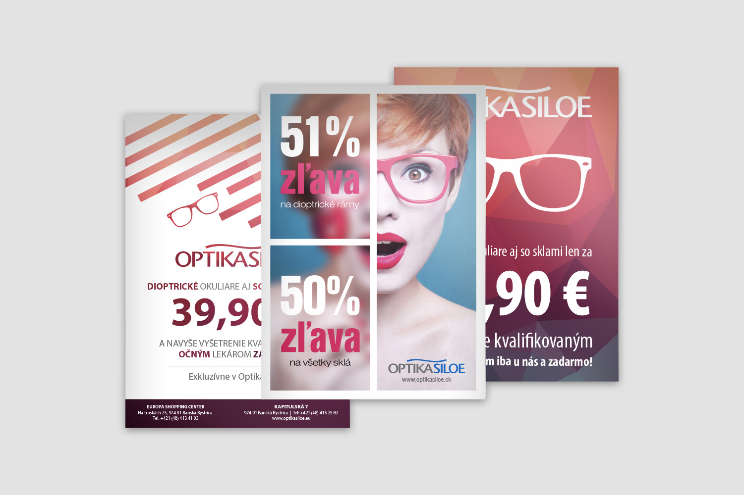 Optica Siloe, print, flyers image