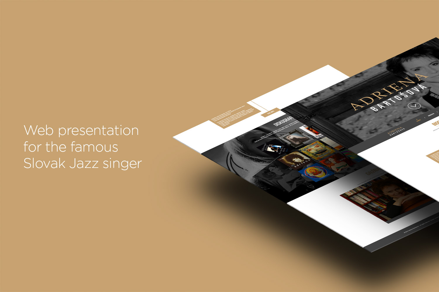 Adrienka, web design image