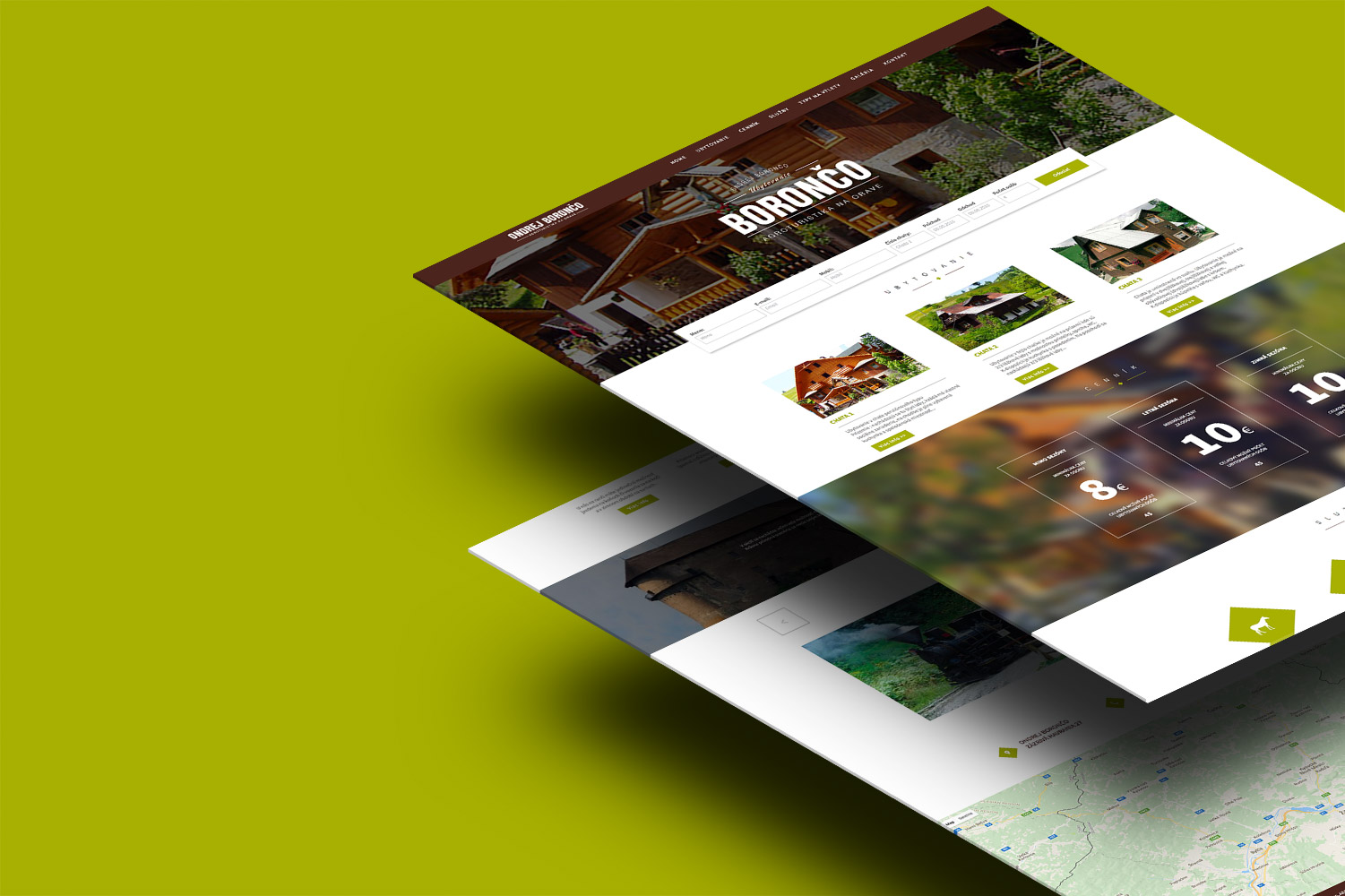 Boronco, web design image