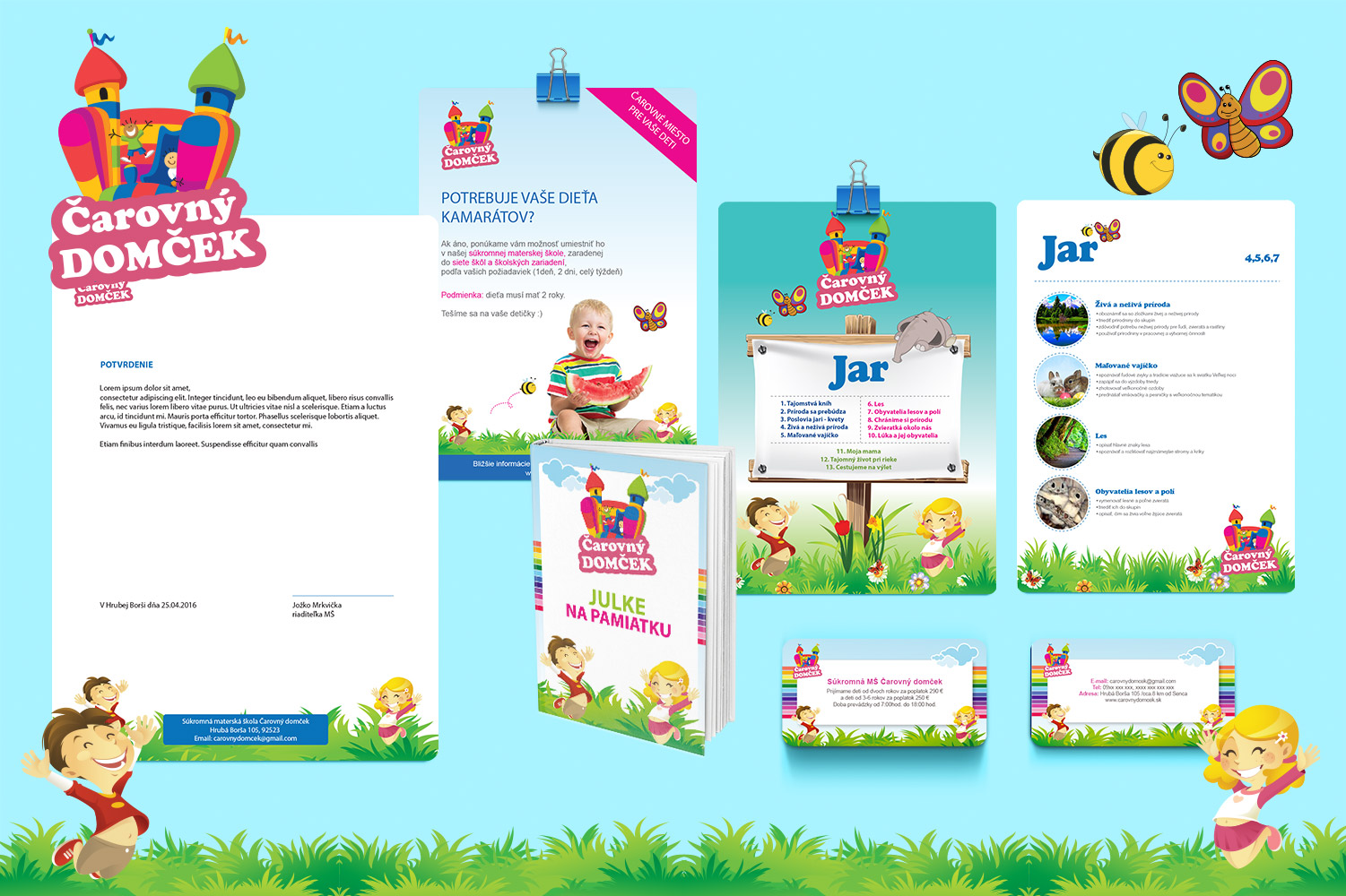 Carovny Domcek, corporate identity image