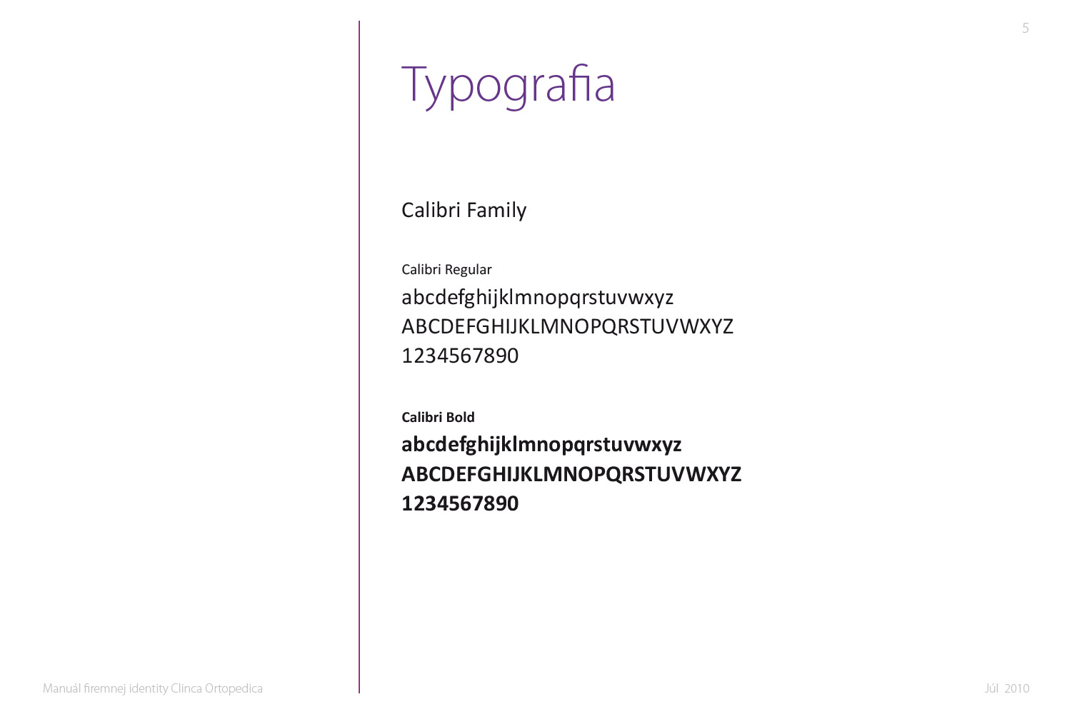 Clinica Orthopedica, corporate identity image