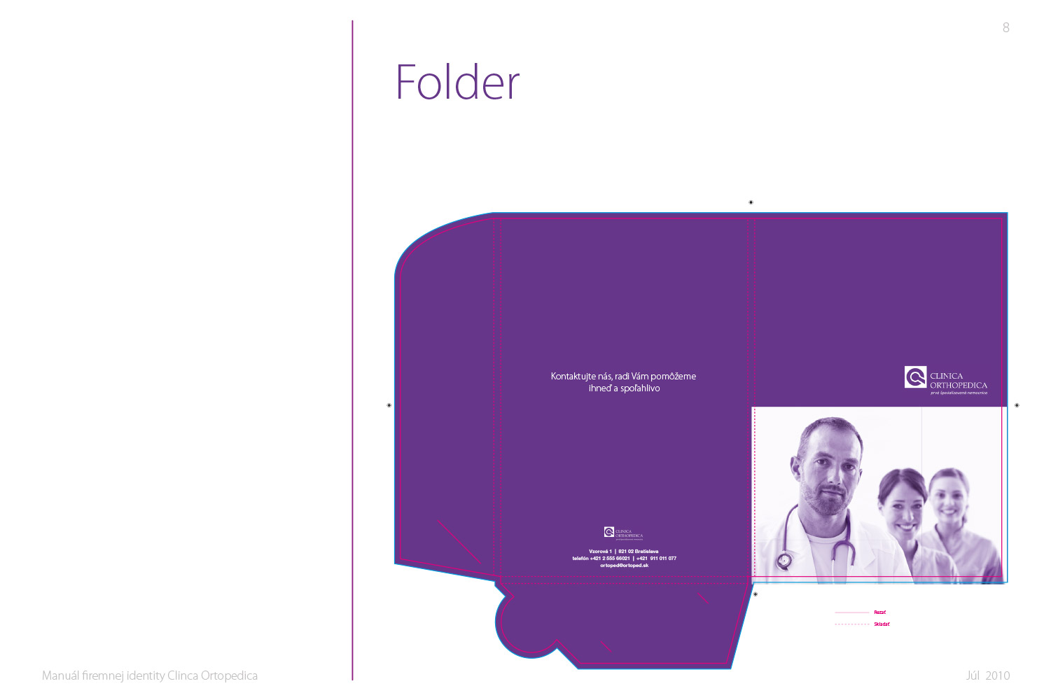 Clinica Orthopedica, corporate identity image