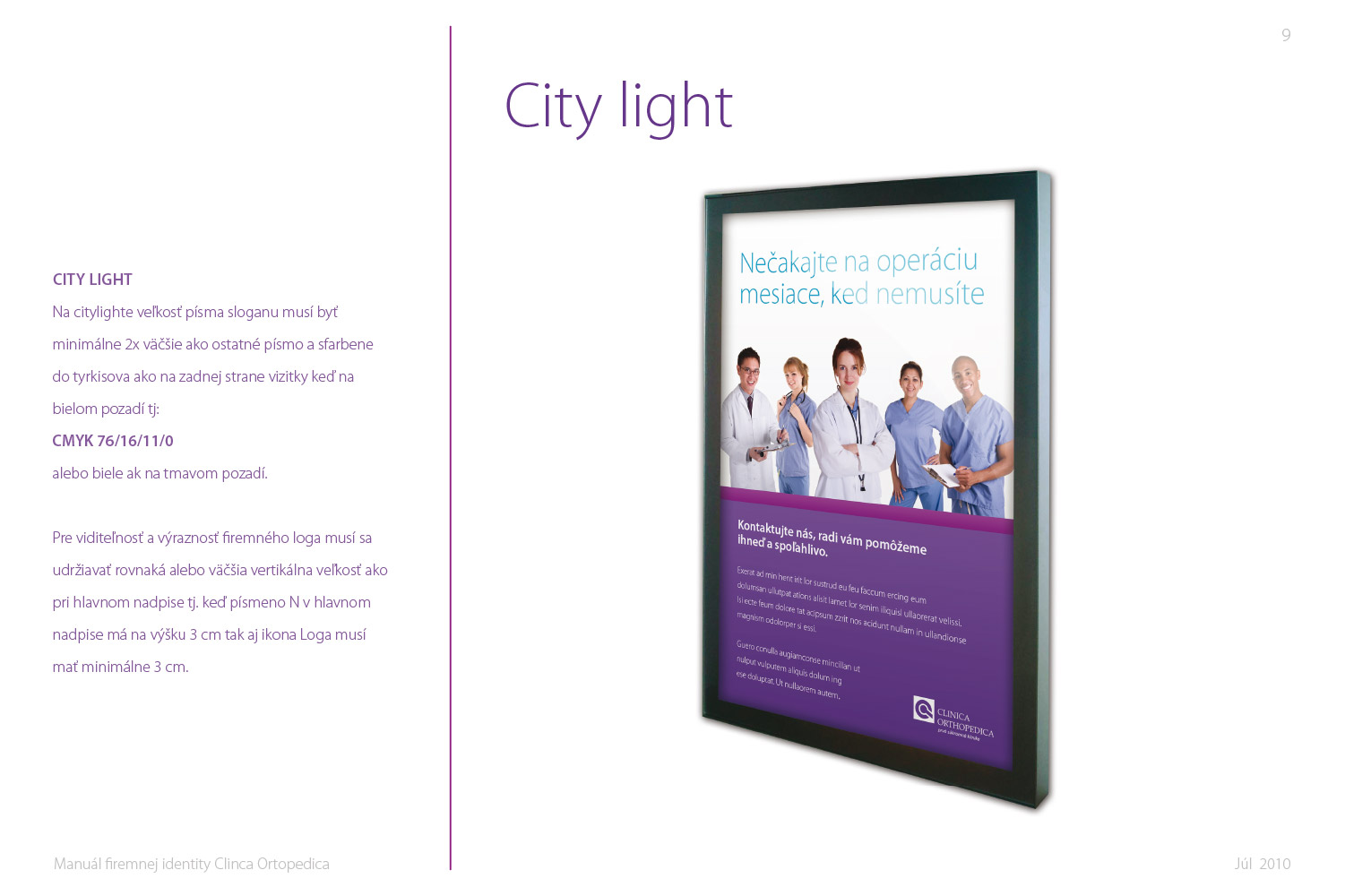 Clinica Orthopedica, corporate identity image