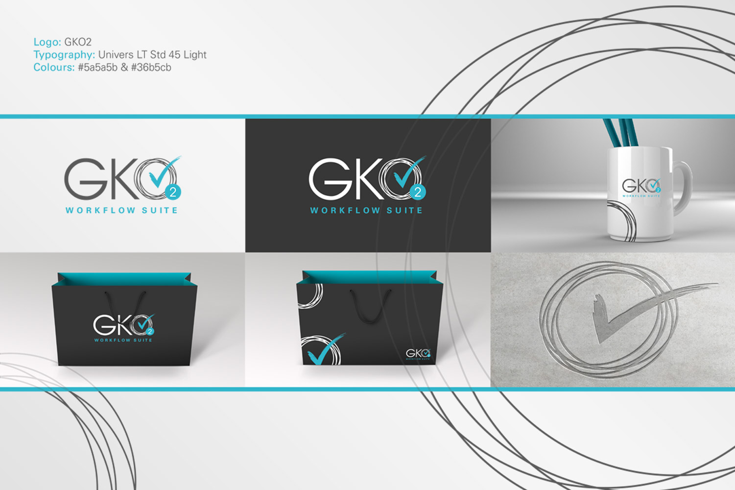 GKO logo design image