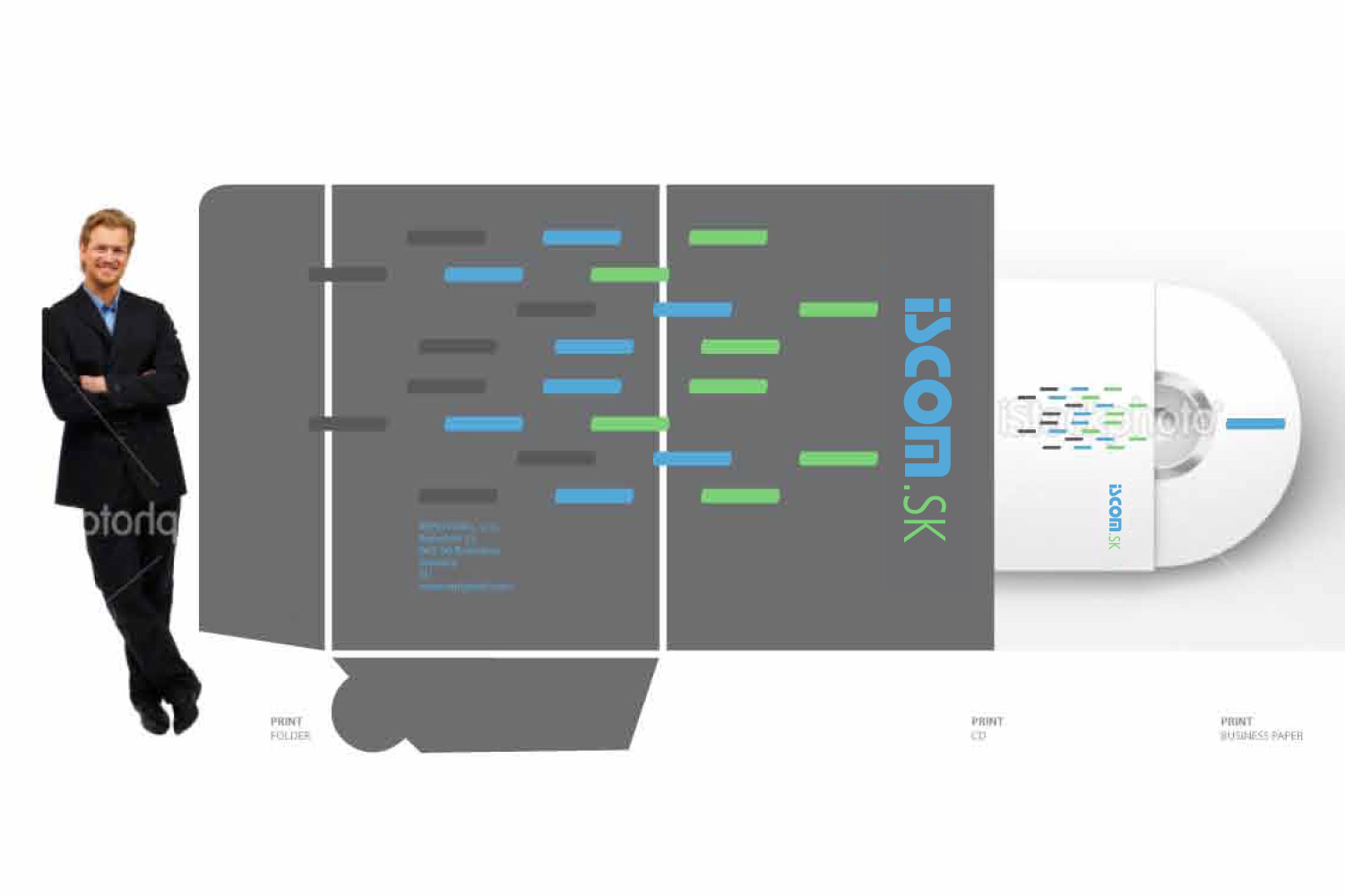 Iscom, corporate identity image