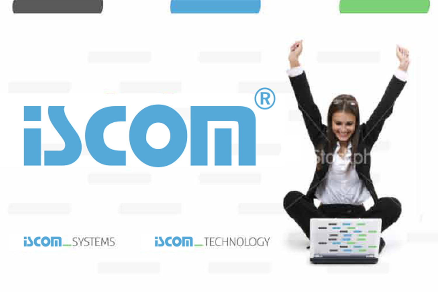 Iscom, corporate identity image