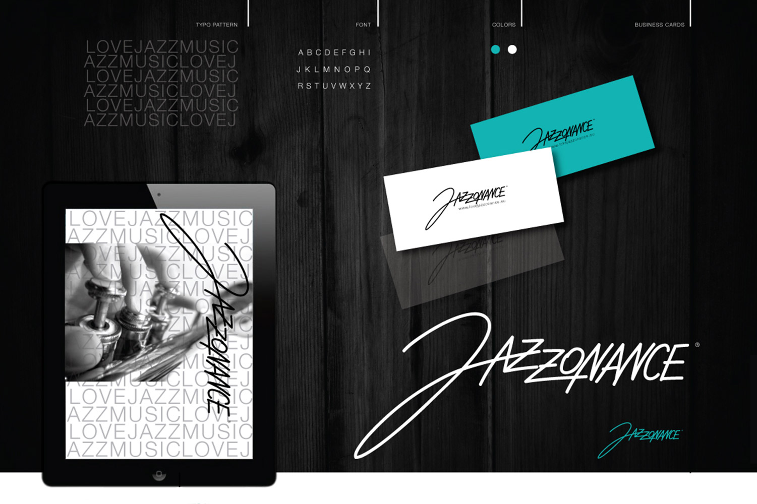 Jazzonance, corporate identity image
