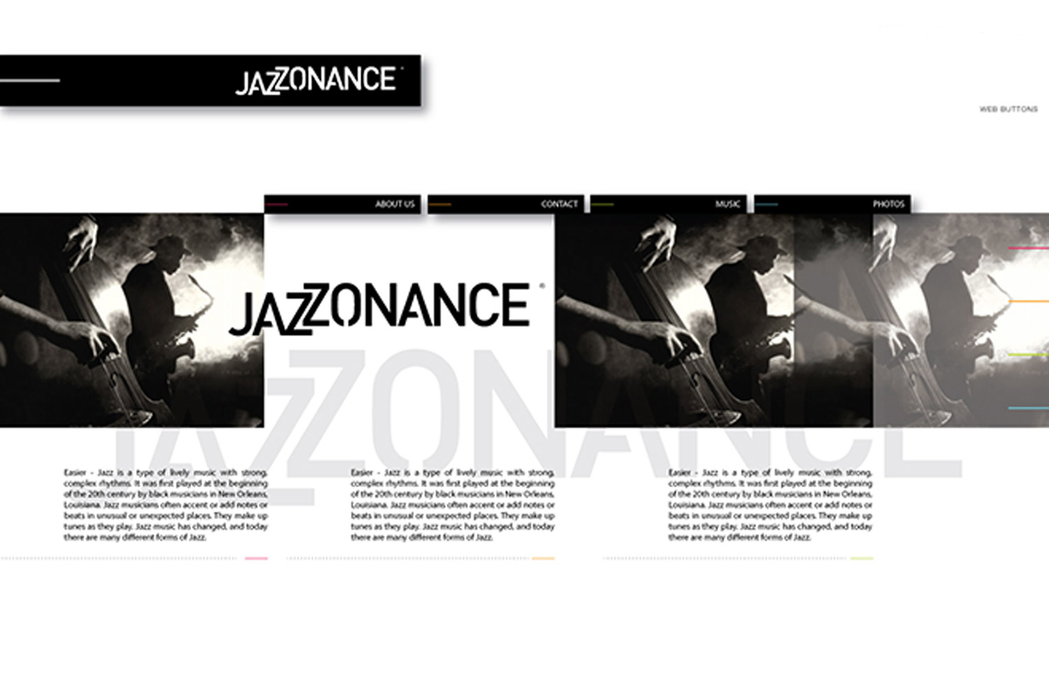 Jazzonance, corporate identity image