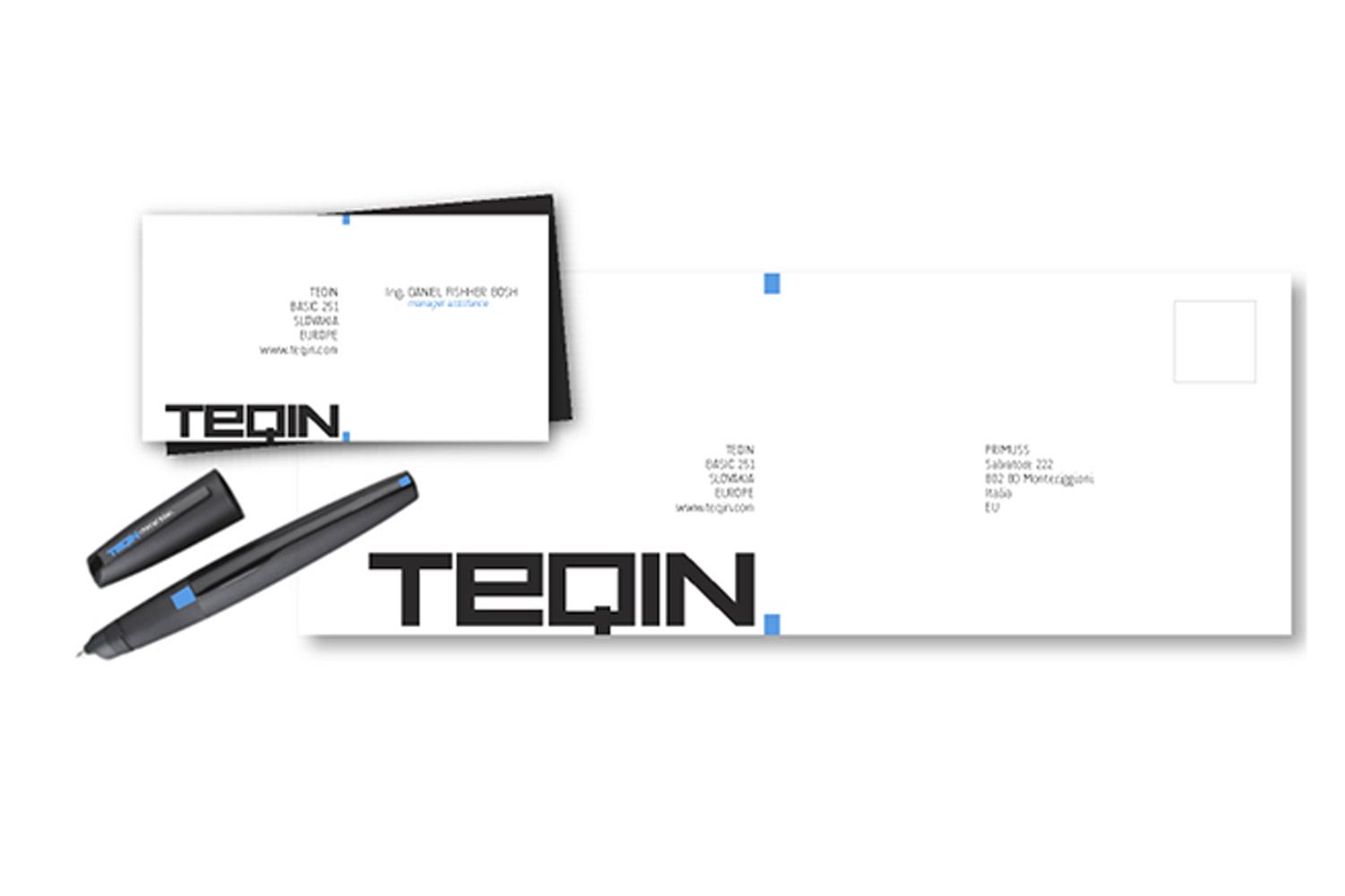 Teqin, corporate identity image