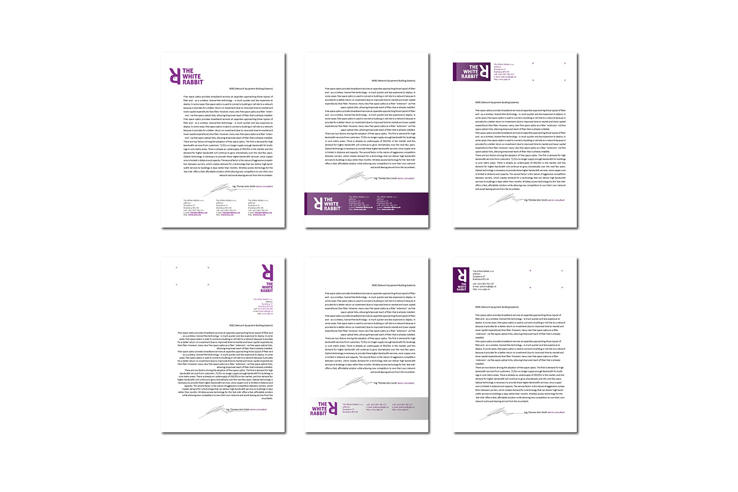 White Rabbit, corporate identity image